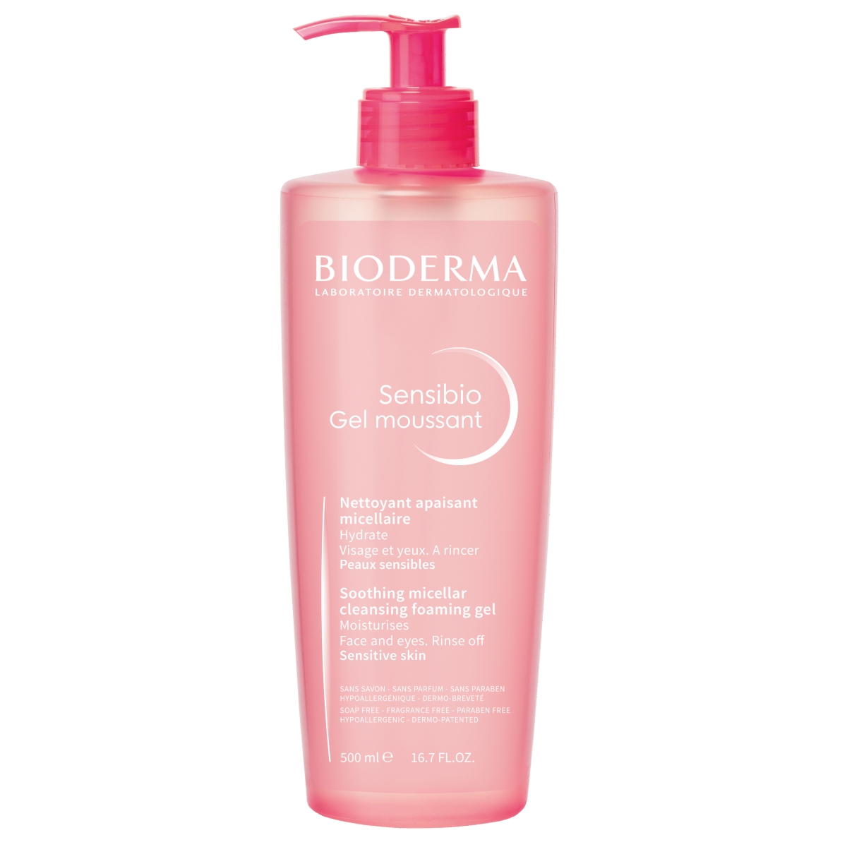 BIODERMA Sensibio Gel moussant attīrošs putojošs gels jutīgai ādai, 50 - Produkta attēls
