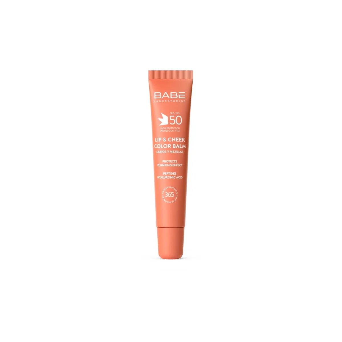BABE LIP & CHEEK SPF50 BALZAMS LŪPĀM UN VAIGIEM PERSIKU 20ML - Produkta attēls