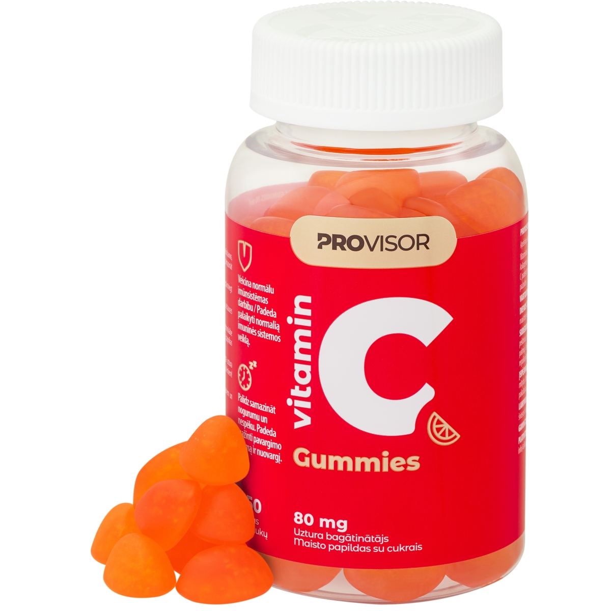 PROVISOR C vitamīna pastilas, 50 gab. - Produkta attēls