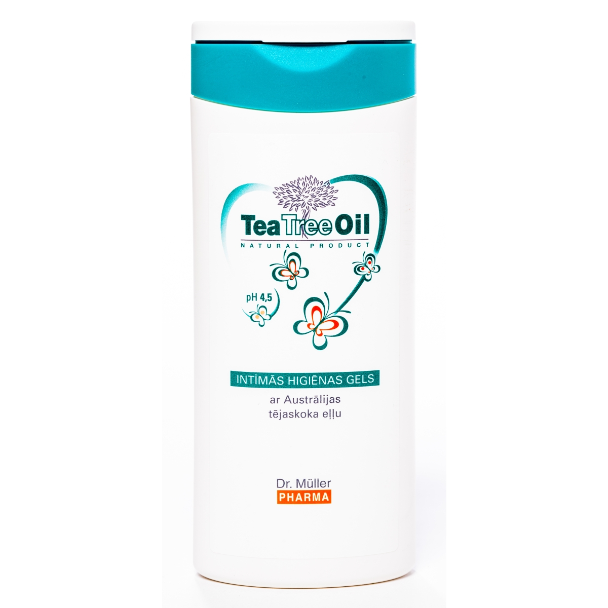 TEA TREE OIL INTĪMĀS HIGIĒNAS GELS 250ML MULLER - Produkta attēls