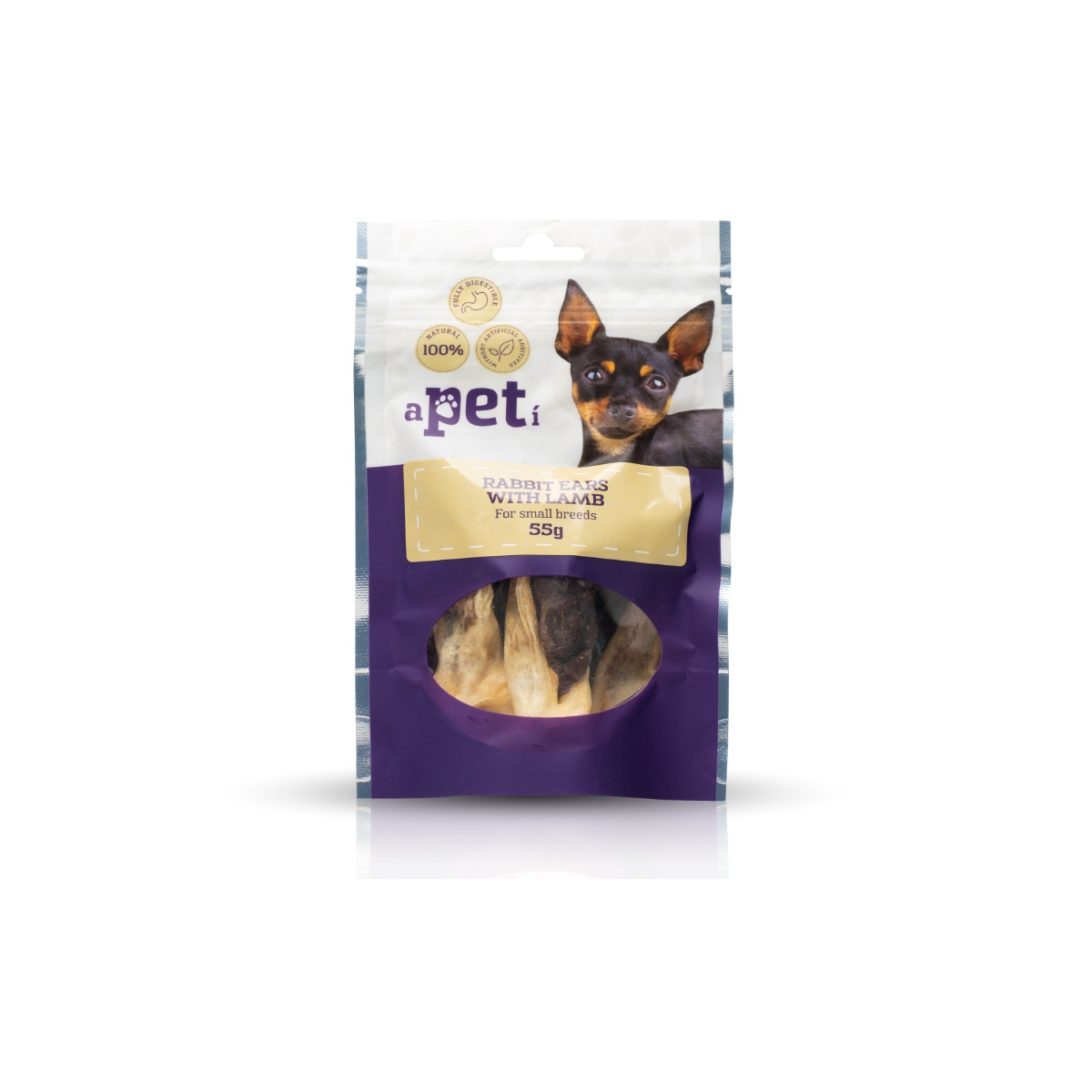 APETI TRUŠA AUSIS AR JĒRU SUŅIEM 55G - Produkta attēls