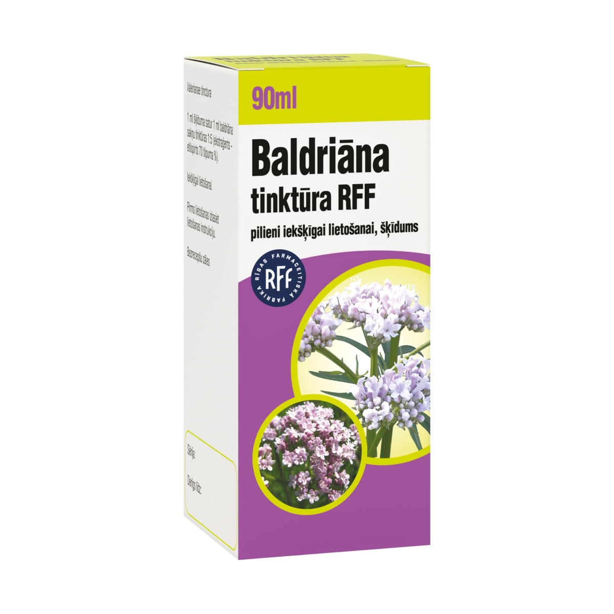 RFF Baldriāna tinktūra, 90 ml - Produkta attēls