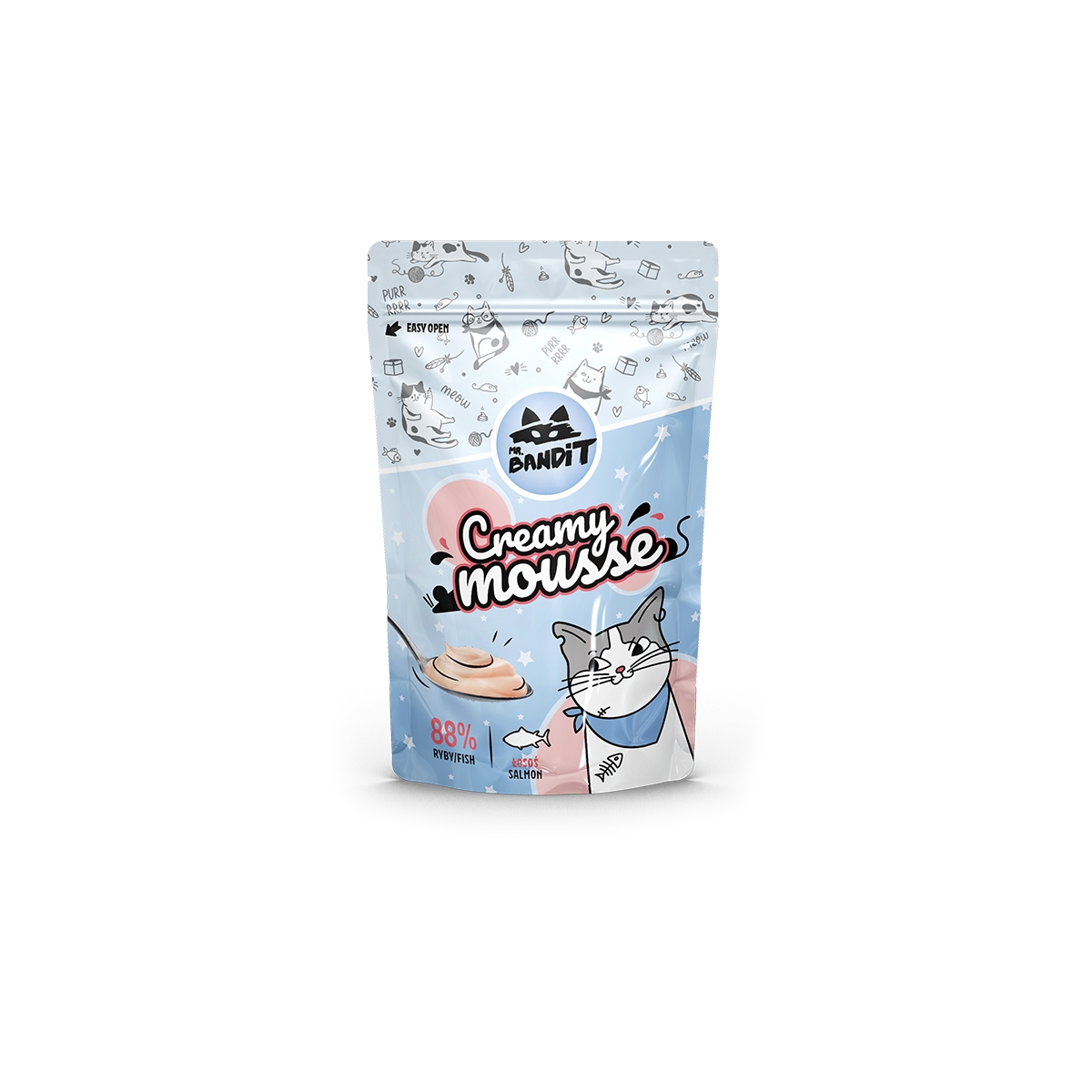 MR.BANDIT CAT KRĒMS AR LAŠA GARŠU 60G - Produkta attēls