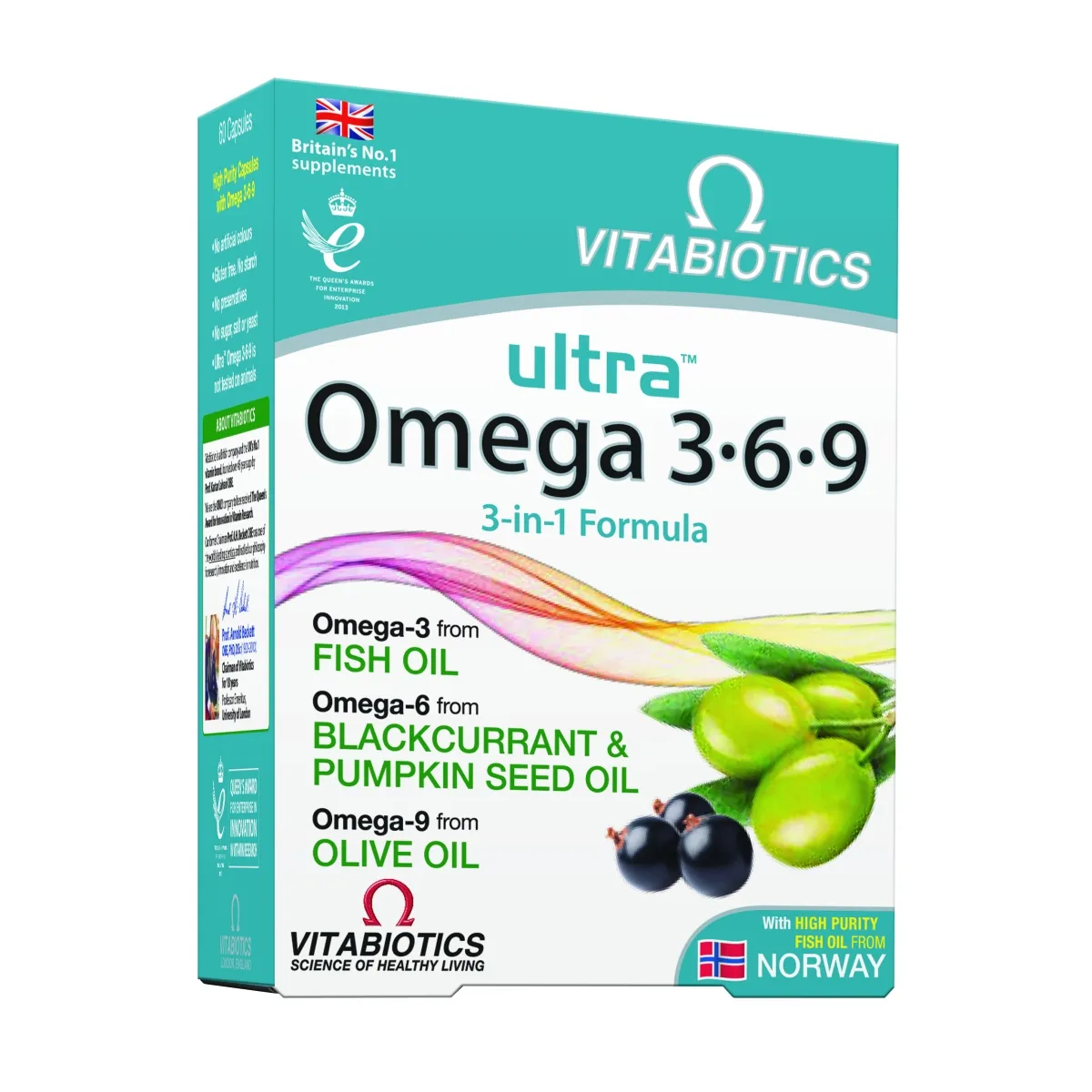 ULTRA™ Omega 3-6-9, kapsulas, 60 gab. - Produkta attēls