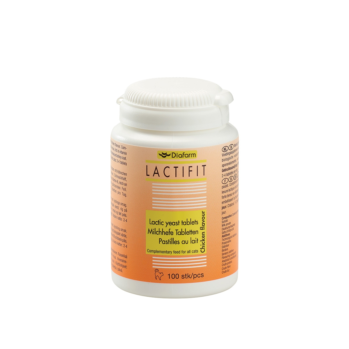 DF LACTIFIT LACTIC TABL CHICKEN FLAVOUR N100 - Produkta attēls