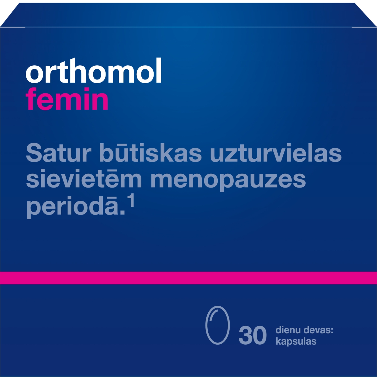 ORTHOMOL Femin kapsulas, 30 gab - Produkta attēls