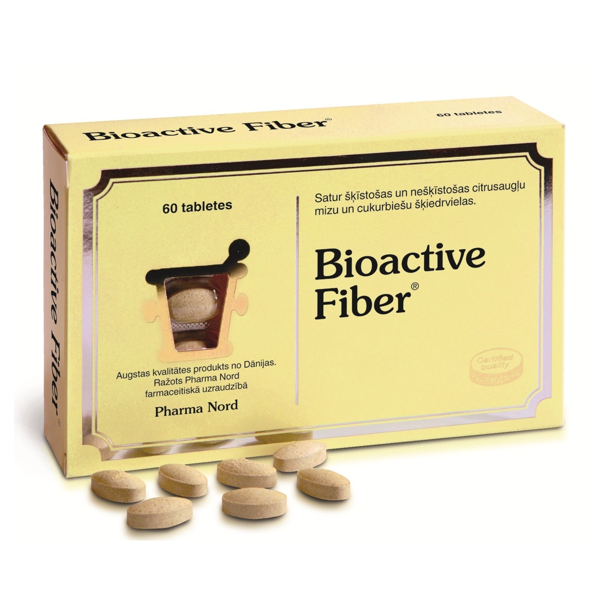 BIOACTIVE FIBER TABLETES N60 - Produkta attēls