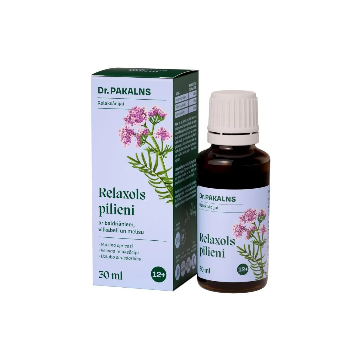 DR.PAKALNS Relaxols pilieni, 30 ml - Produkta attēls