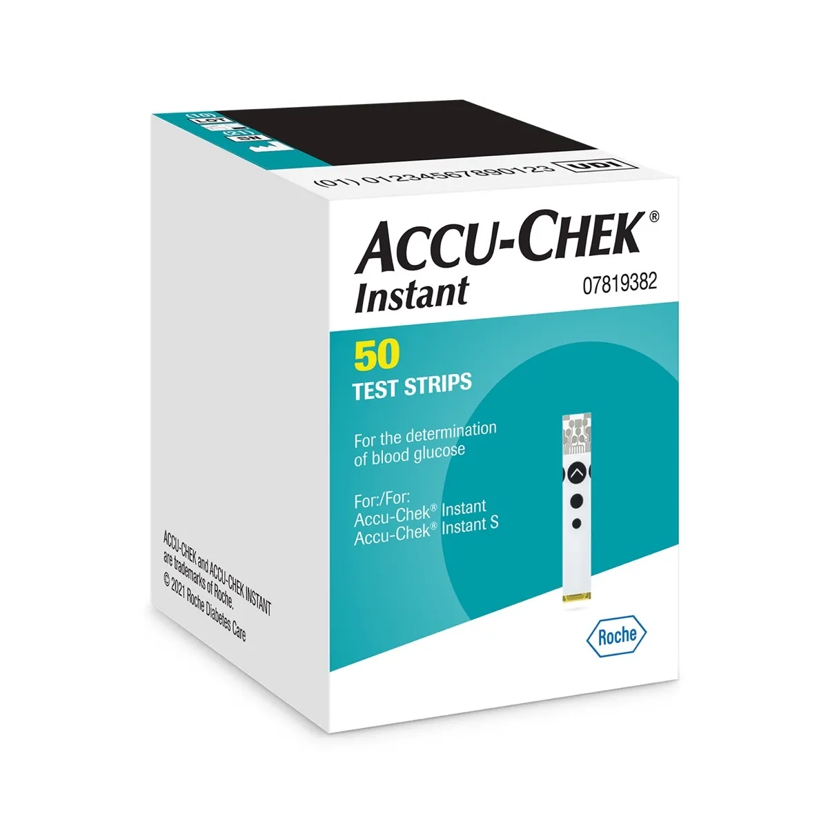 ACCU-CHEK Instant teststrēmeles, 50 gab. - Produkta attēls