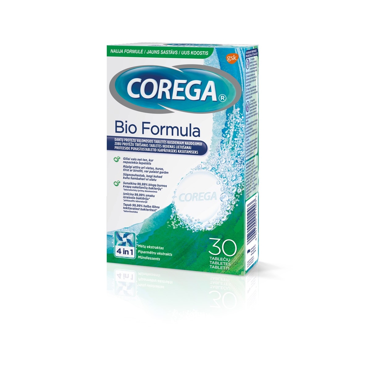 COREGA® Bio Formula tabletes, 30 gab. - Produkta attēls
