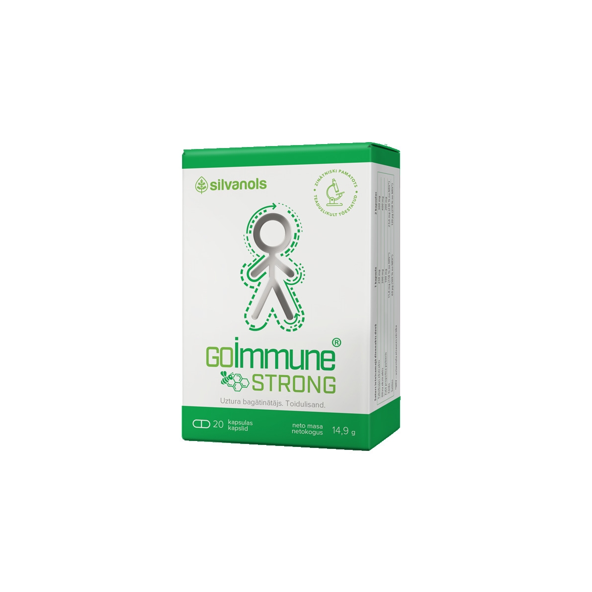 GOIMMUNE Strong kapsulas, 20 gab. - Produkta attēls