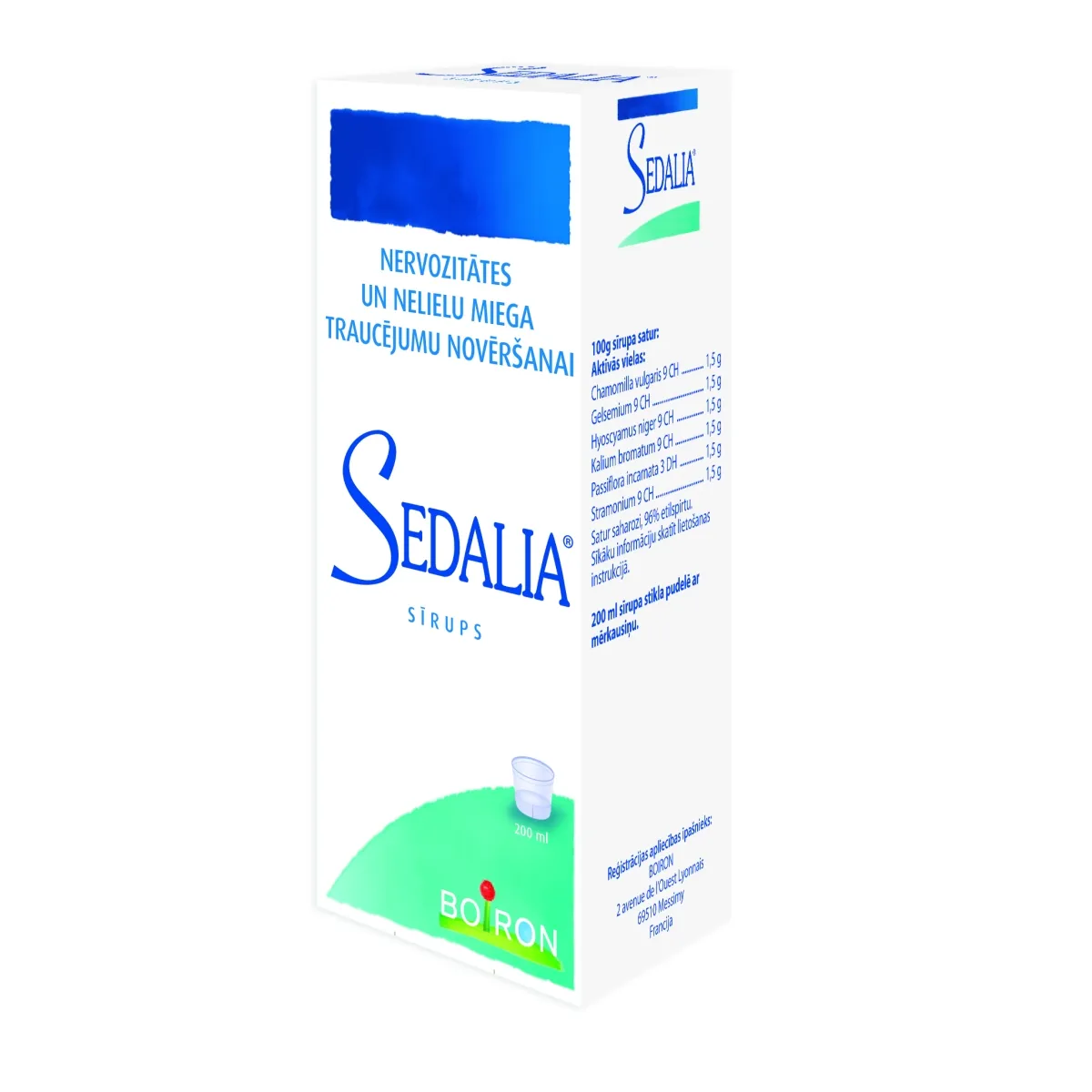 SEDALIA sīrups, 200 ml - Produkta attēls