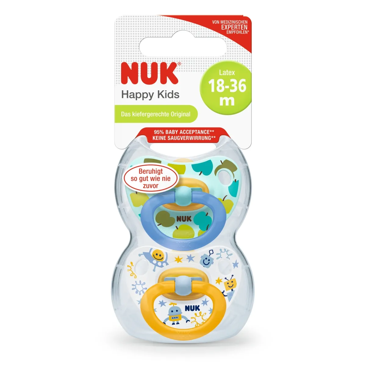NUK Star 3LA māneklītis (18 - 36 mēn.), 2 gab - Produkta attēls