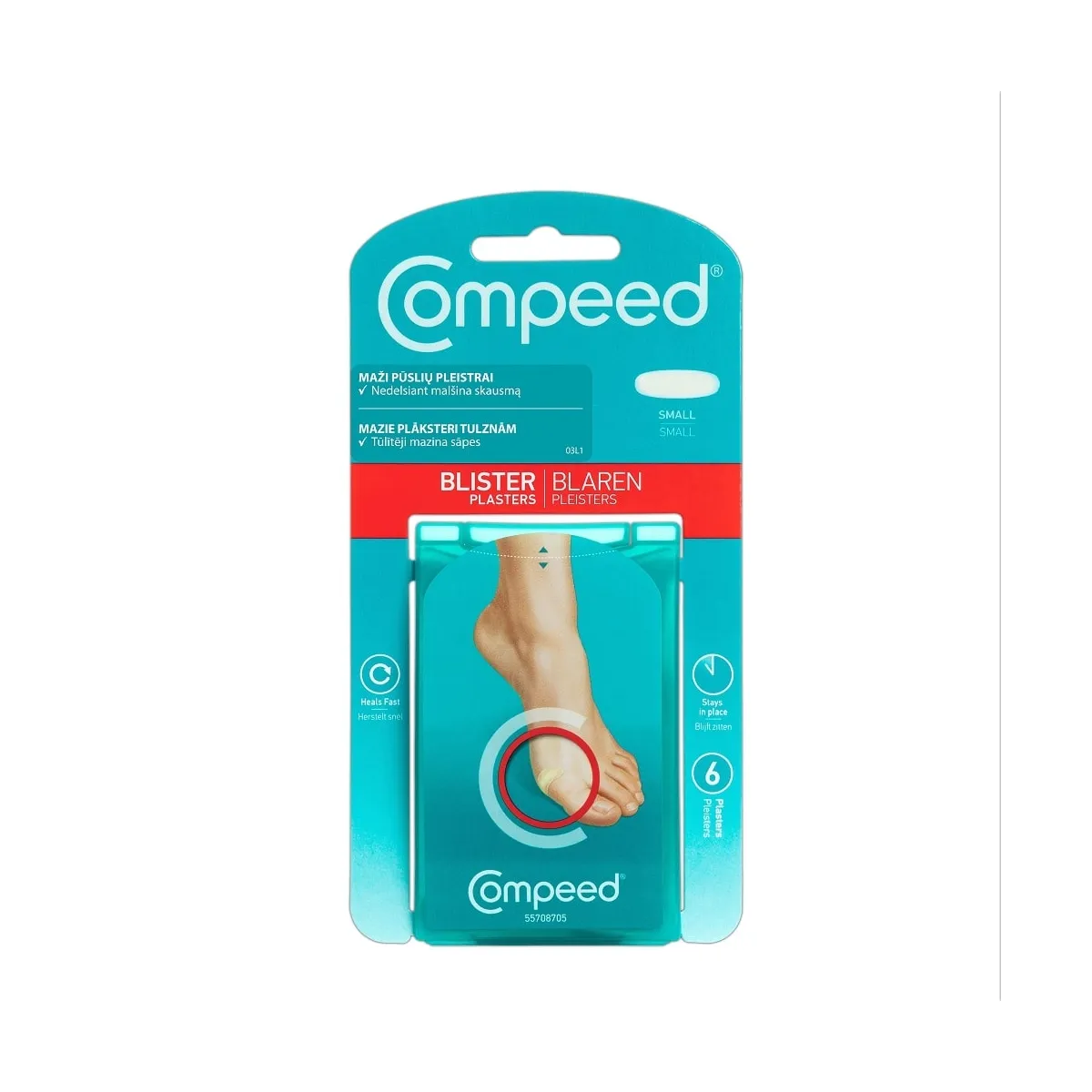 COMPEED® mazie plāksteri tulznām, 6 gb. - Produkta attēls