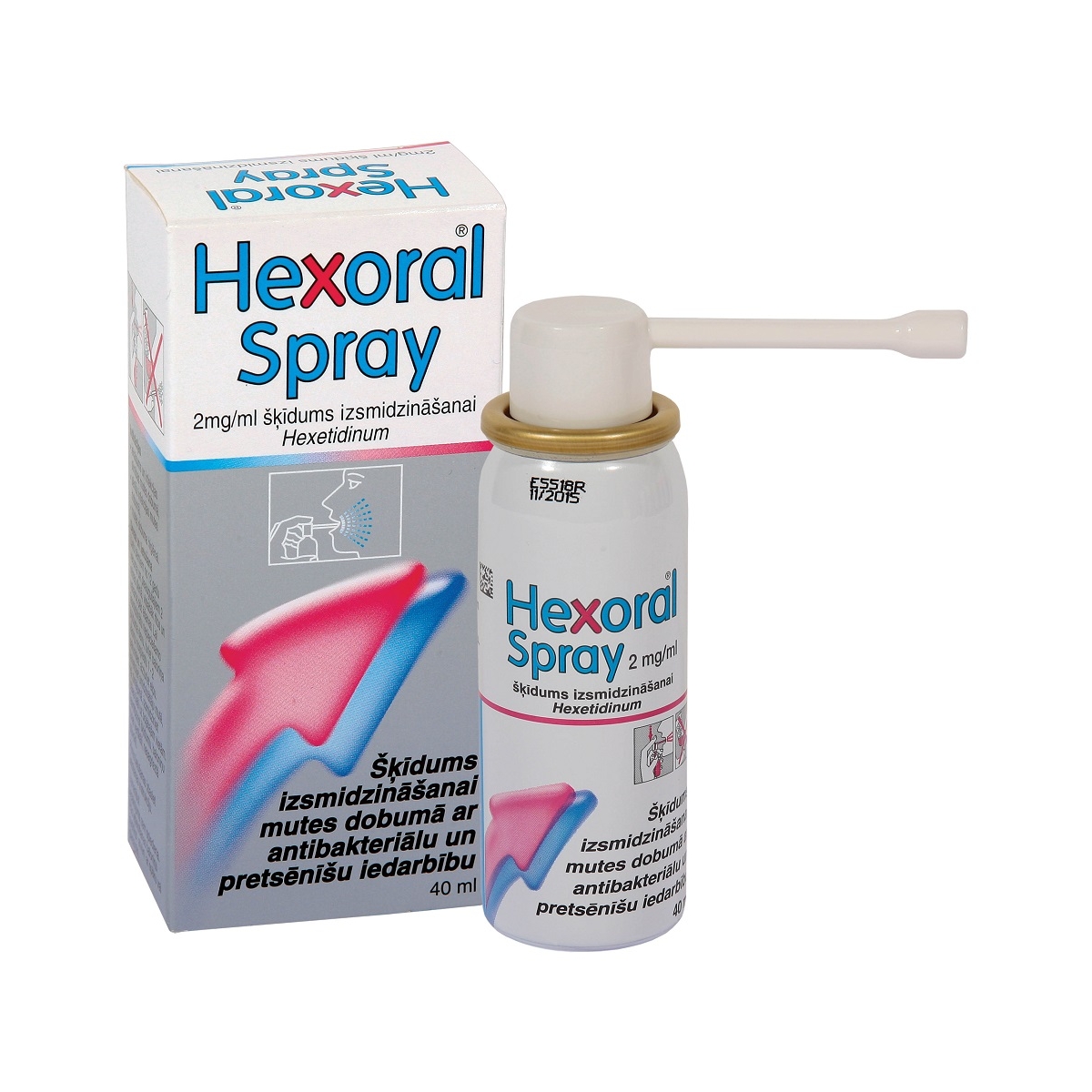 HEXORAL SPRAY AEROSOLS 40ML - Produkta attēls