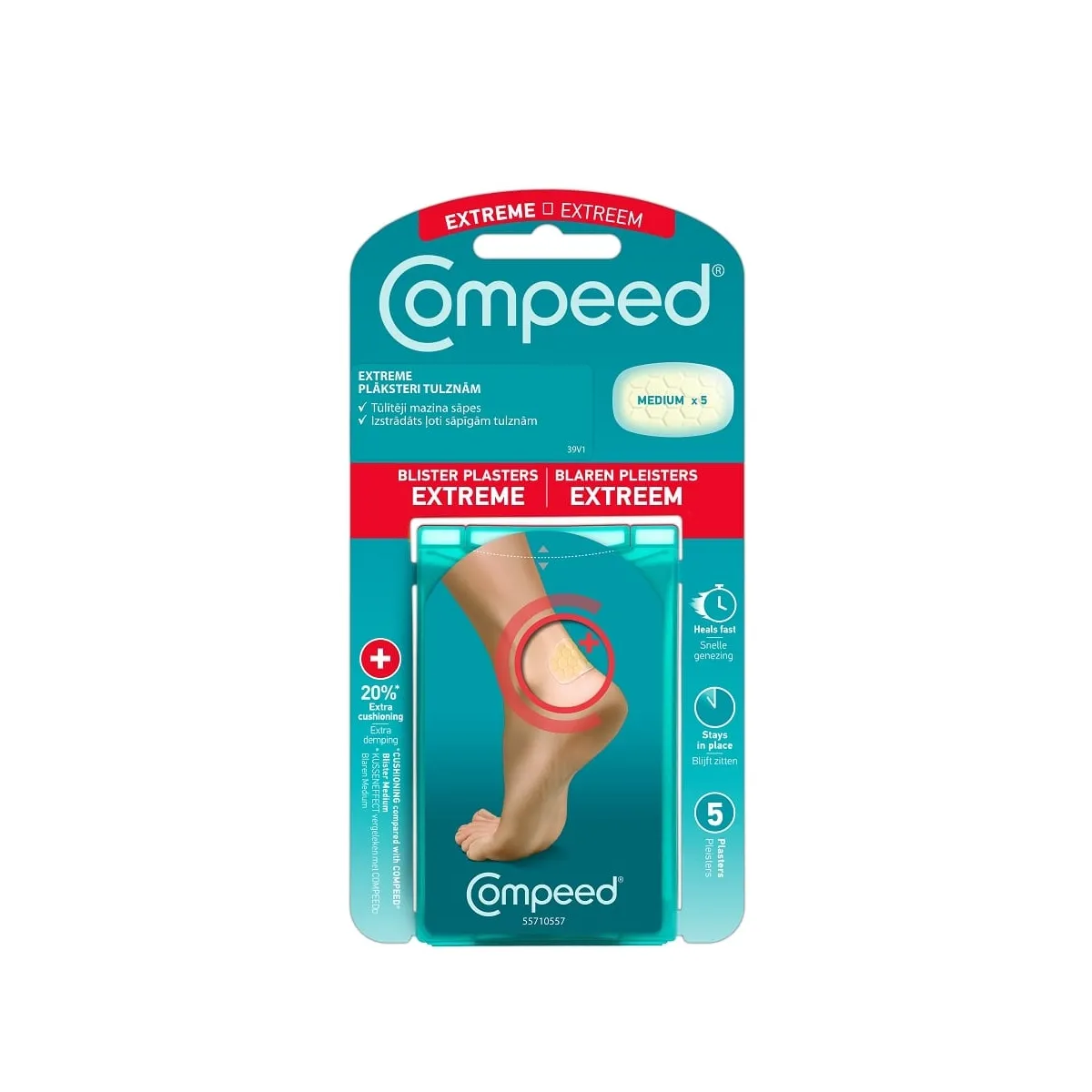 COMPEED® Extreme plāksteri tulznām, 5 gab - Produkta attēls
