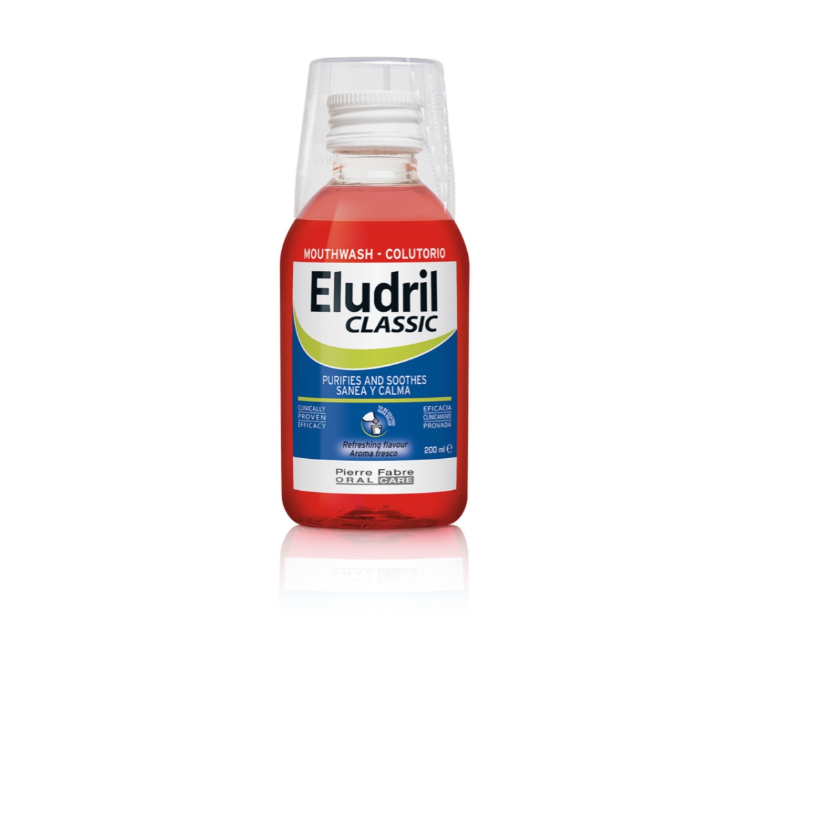ELUDRIL CLASIC mutes dobuma skalošanas līdzeklis, 200 ml - Produkta attēls