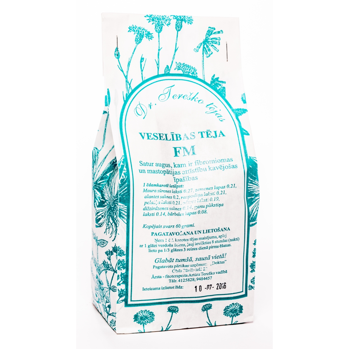 TEREŠKO tēja FM, 60 g. - Produkta attēls