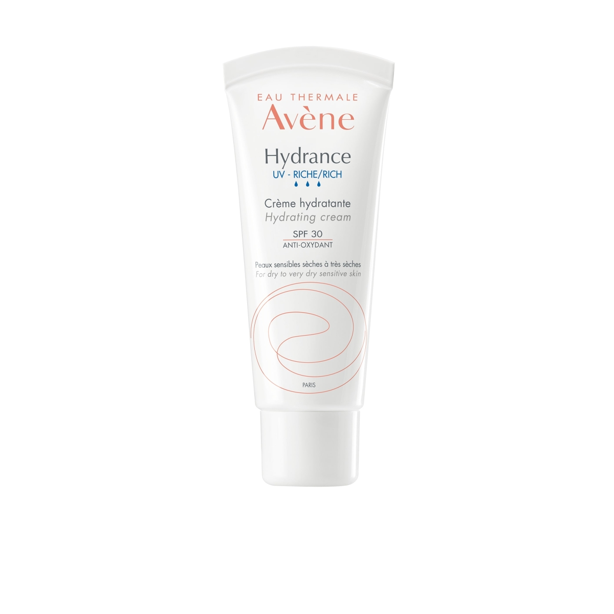 AVÈNE Hydrance UV Rich SPF30 krēms sausai sejas ādai, 40ml - Produkta attēls 1