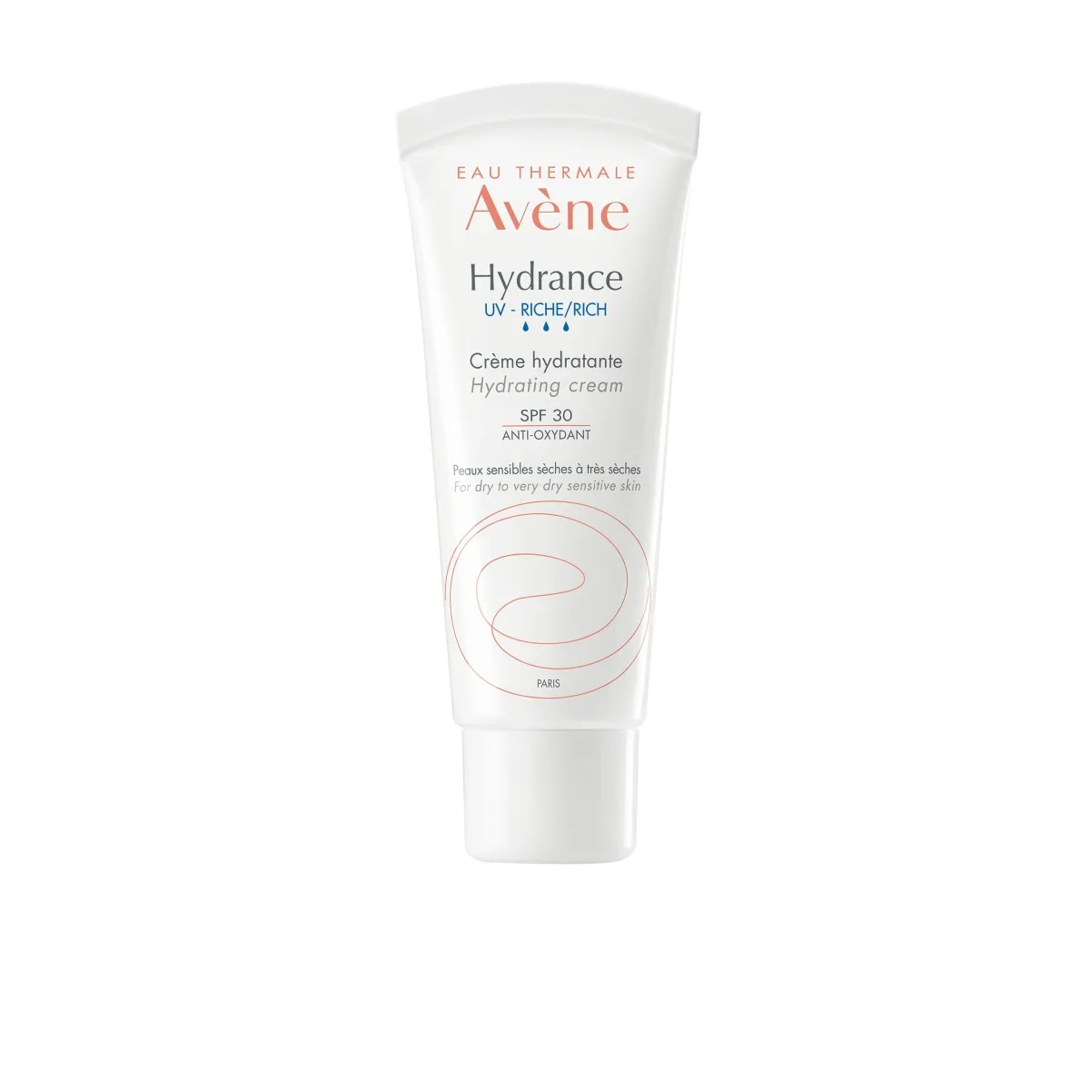 AVÈNE Hydrance UV Rich SPF30 krēms sausai sejas ādai, 40ml - Produkta attēls 1