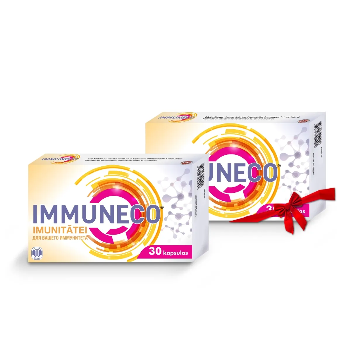 IMMUNECO kapsulas (1+1), 30 gab - Produkta attēls