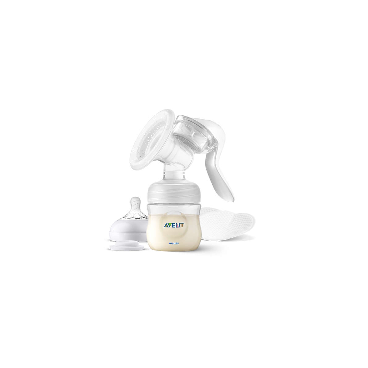 PHILIPS Avent Lotus manuālais krūts piena sūknis ar pudelīti - Produkta attēls