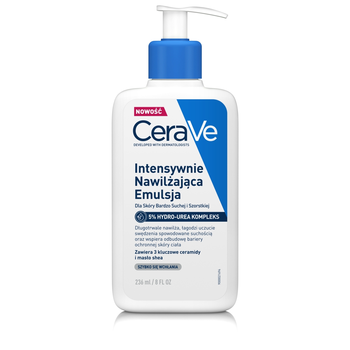 CERAVE intensīvi mitrinošs losjons ļoti sausas un raupjas ķermeņa ādas kopšanai, 236 ml - Produkta attēls