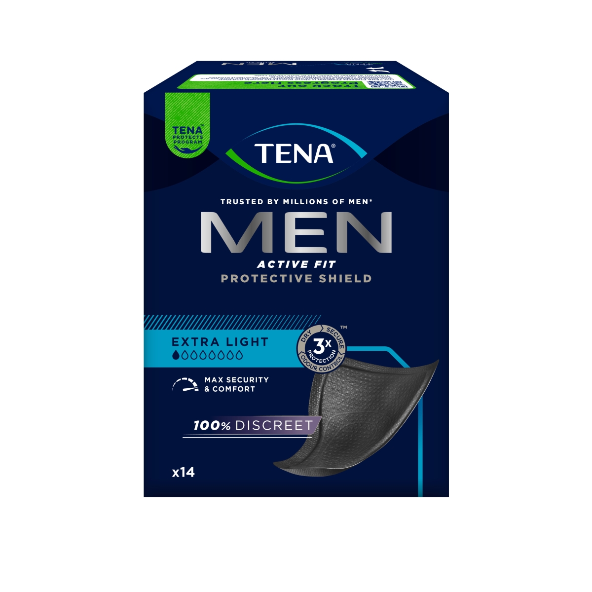 TENA Men Level 0 (Protective Shield) ieliktņi vīriešiem, 14 gab. - Produkta attēls