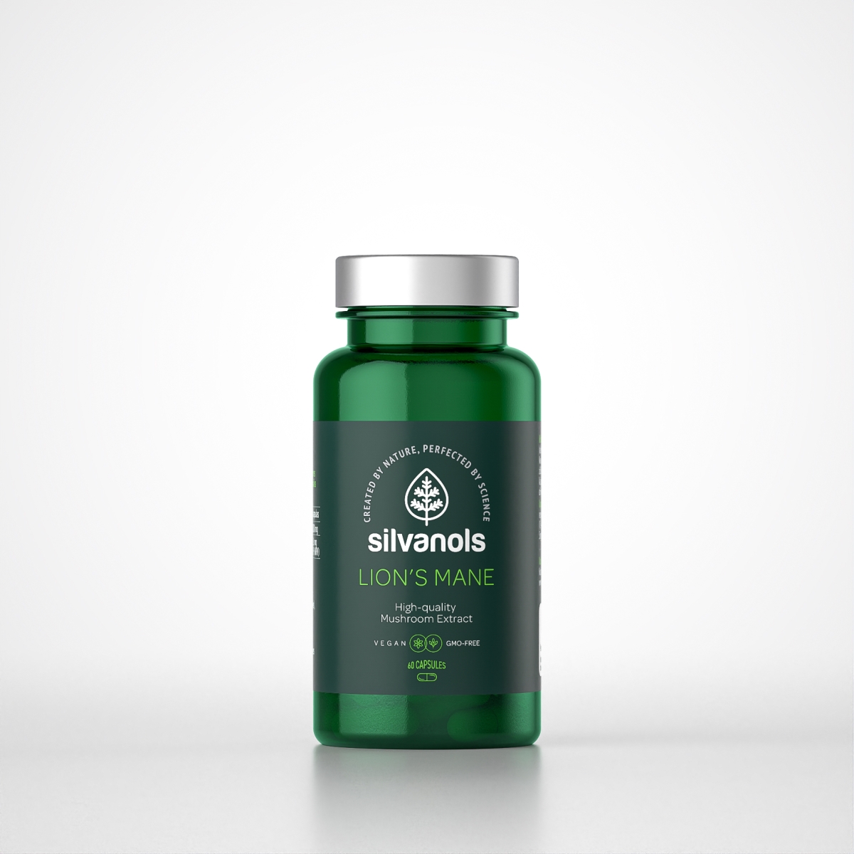 SILVANOLS Lion's Mane kapsulas, 60 gab. - Produkta attēls