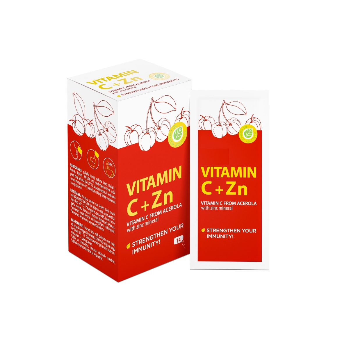 VITAMIN C+Zn N14  pulveris