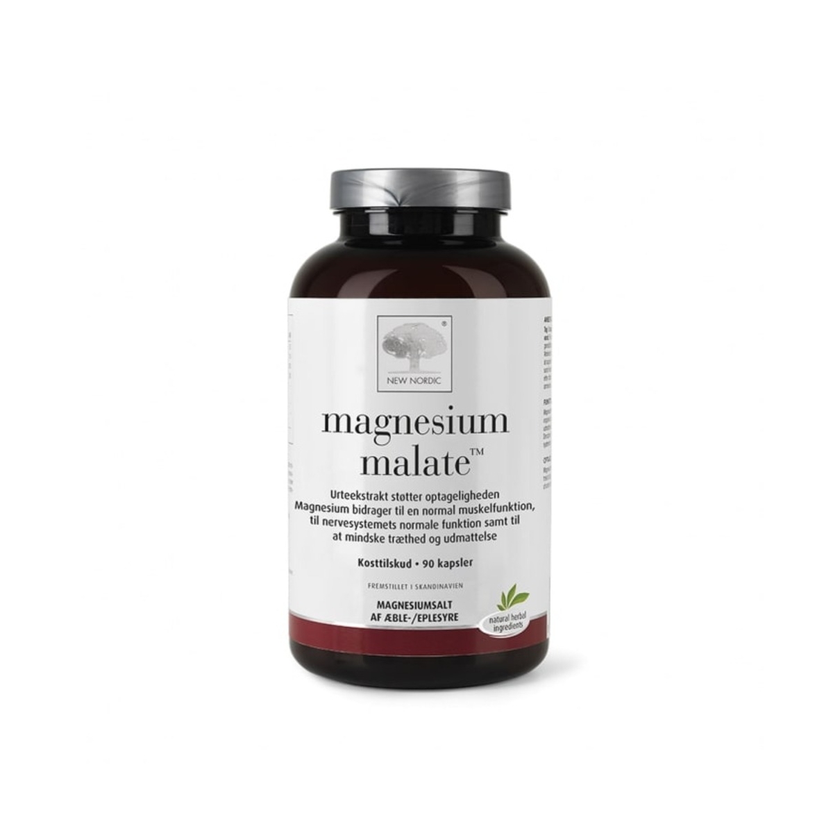 NEW NORDIC Magensium Malate kapsulas, 90 gab. - Produkta attēls