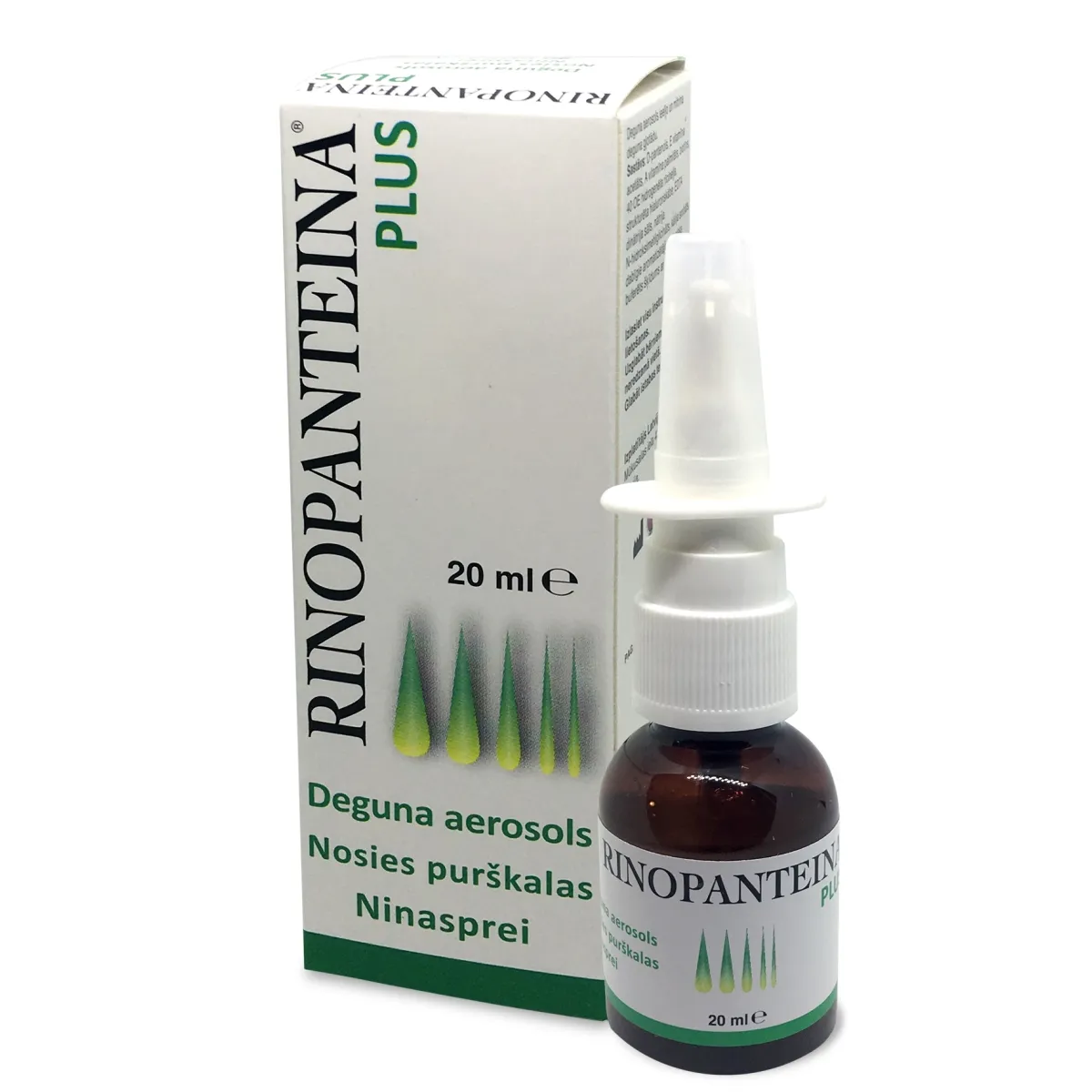 RINOPANTEINA®PLUS  deguna aerosols 20 ml - Produkta attēls