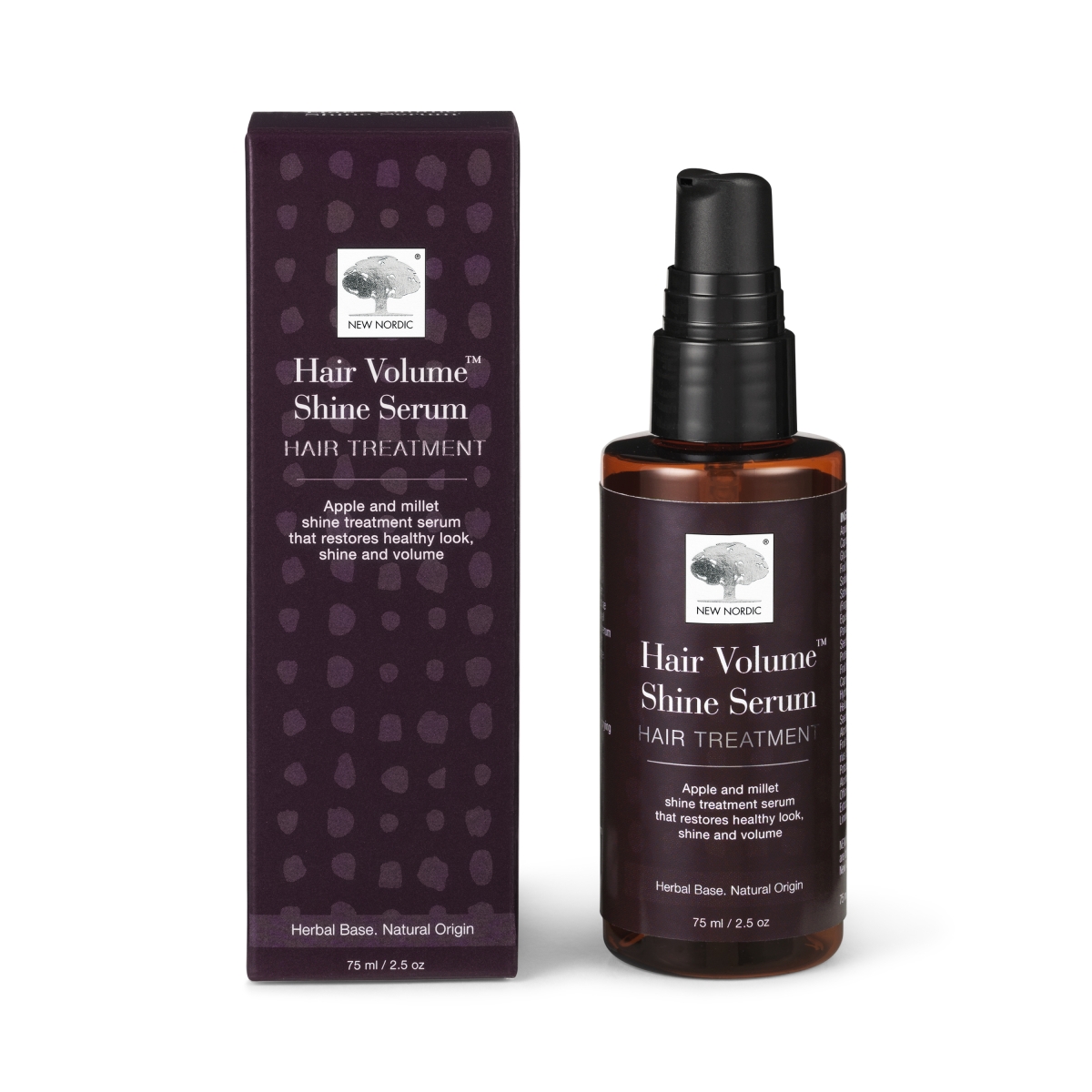 NEW NORDIC HAIR VOLUME™ serums matu spīdumam 75ml - Produkta attēls