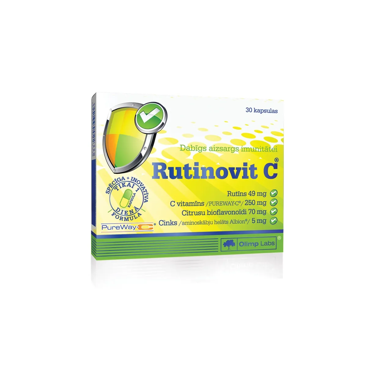 OLIMPLABS RUTINOVIT C KAPSULAS N30 - Produkta attēls