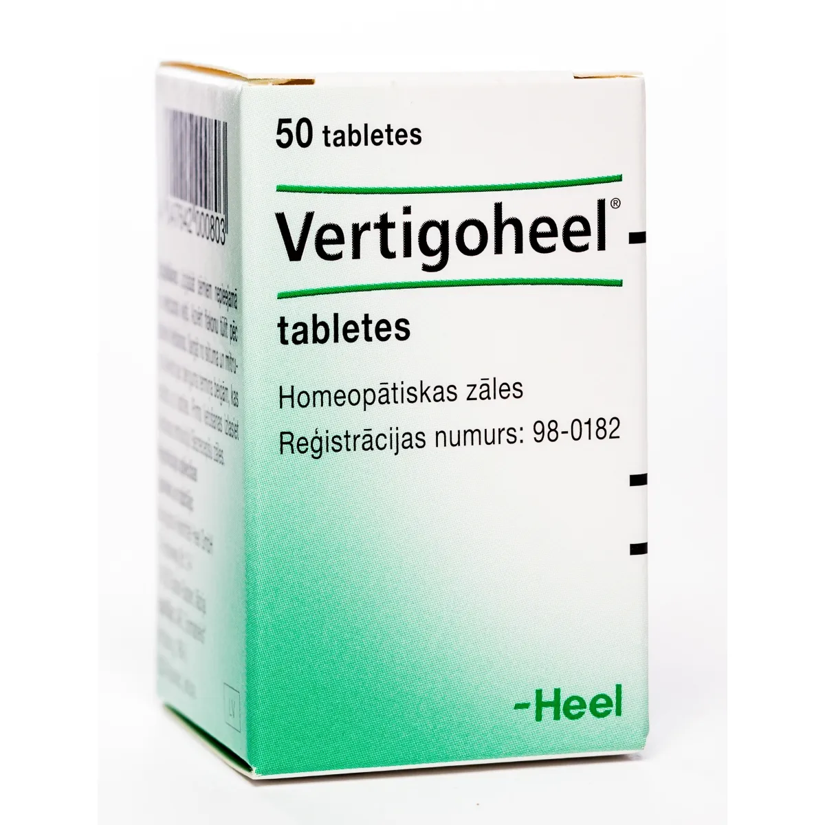 VERTIGOHEEL TABLETES N50 - Produkta attēls
