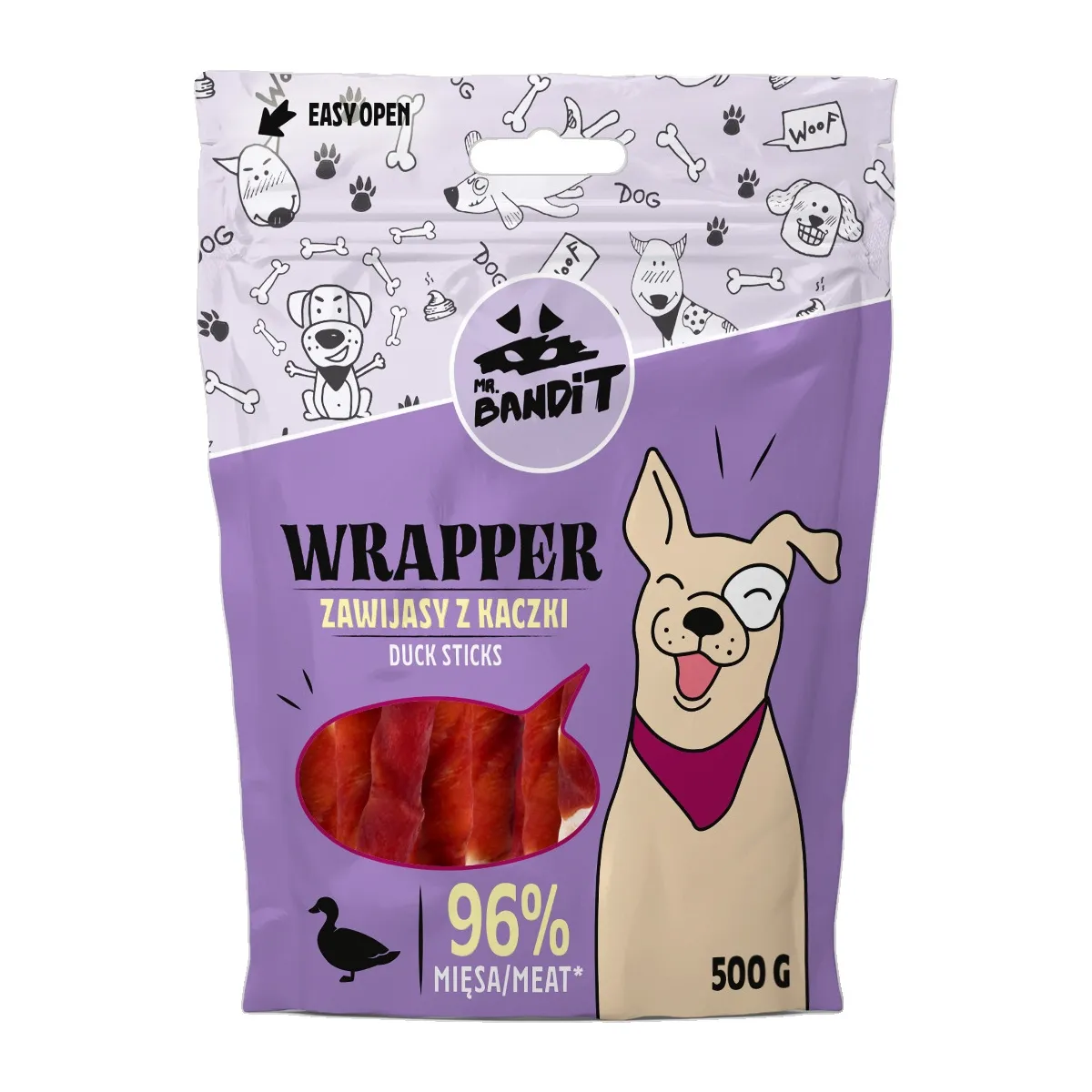 MR.BANDIT WRAPPER TĪTAS PĪLES NŪJIŅAS 500G - Produkta attēls