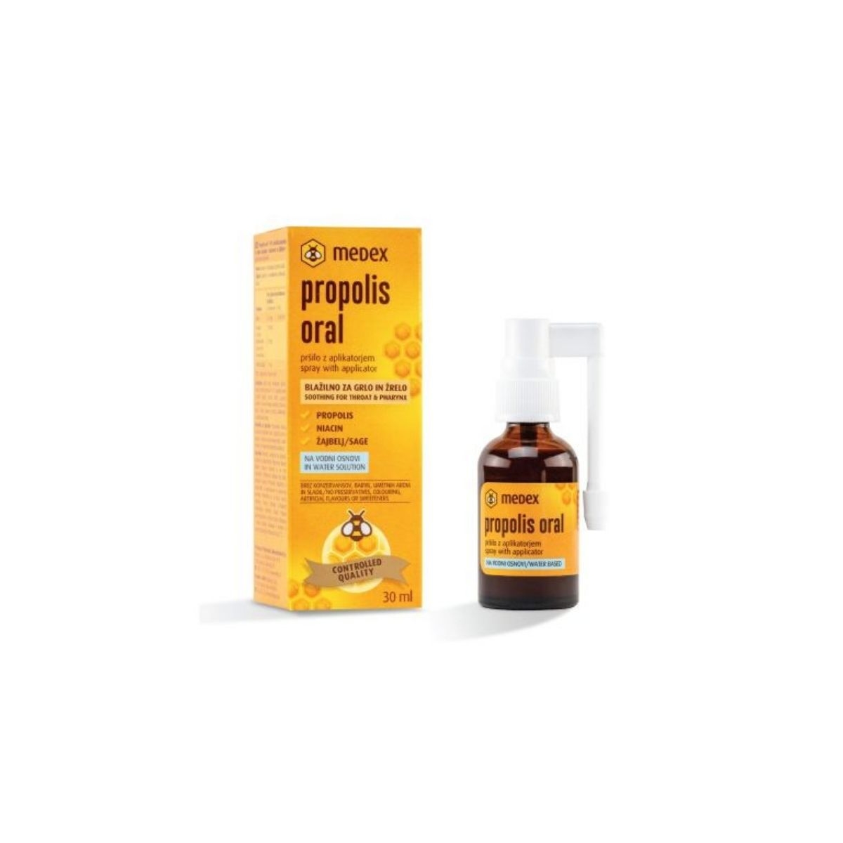 MEDEX Propolis Oral sprejs, 30 ml - Produkta attēls