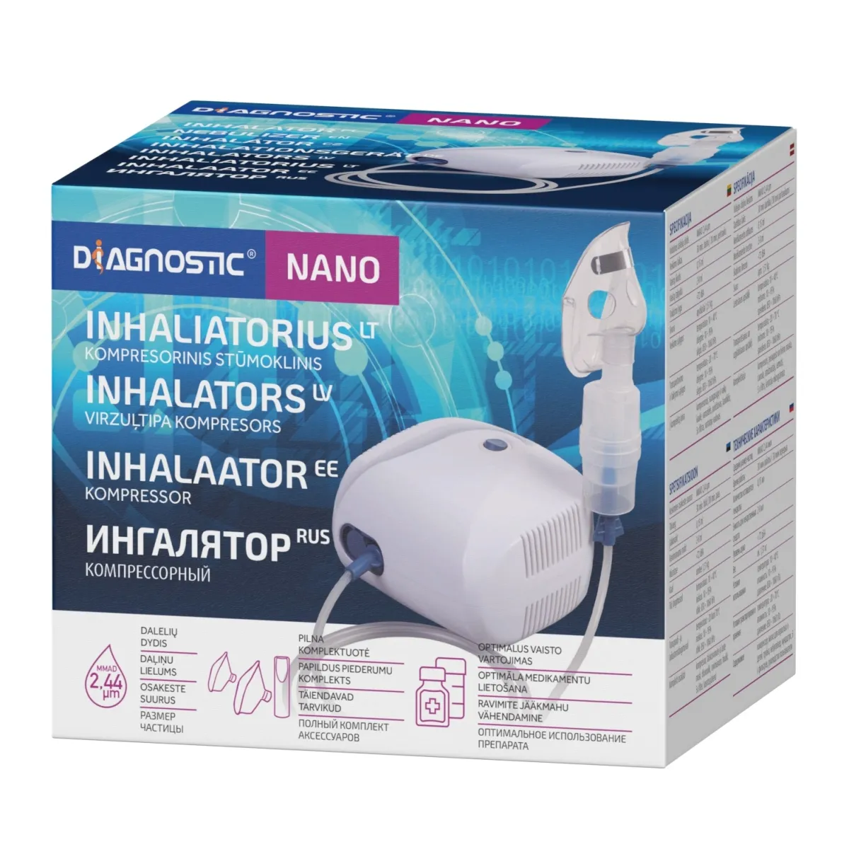 DIAGNOSIS Nano inhalators - Produkta attēls