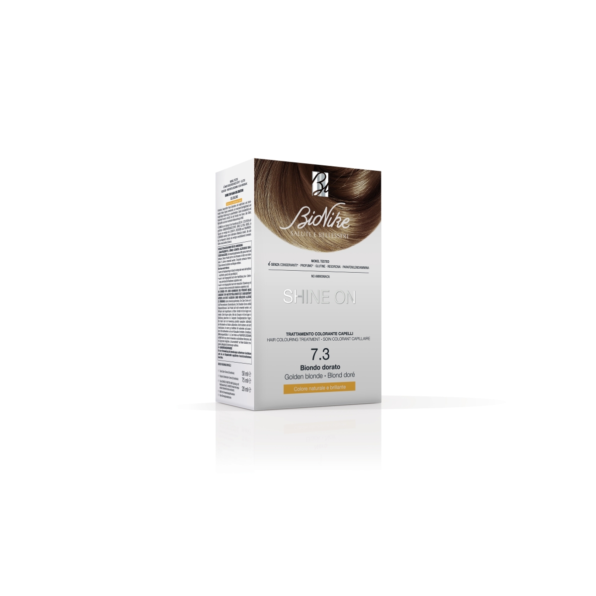 BIONIKE Shine On matu krāsa 7.3 (zelta blonda) - Produkta attēls