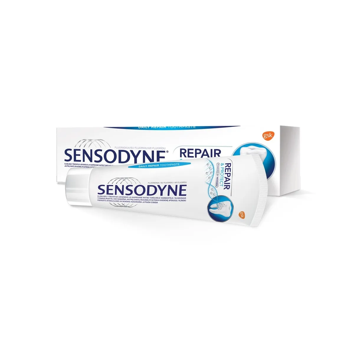 SENSODYNE Repair & Protect zobu pasta, 75 ml - Produkta attēls