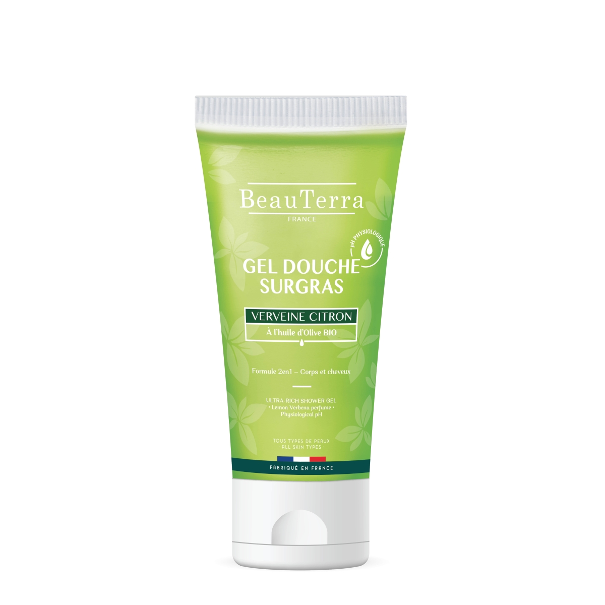BEAUTERRA Citronverbena barojošs dušas gels, 200 ml - Produkta attēls