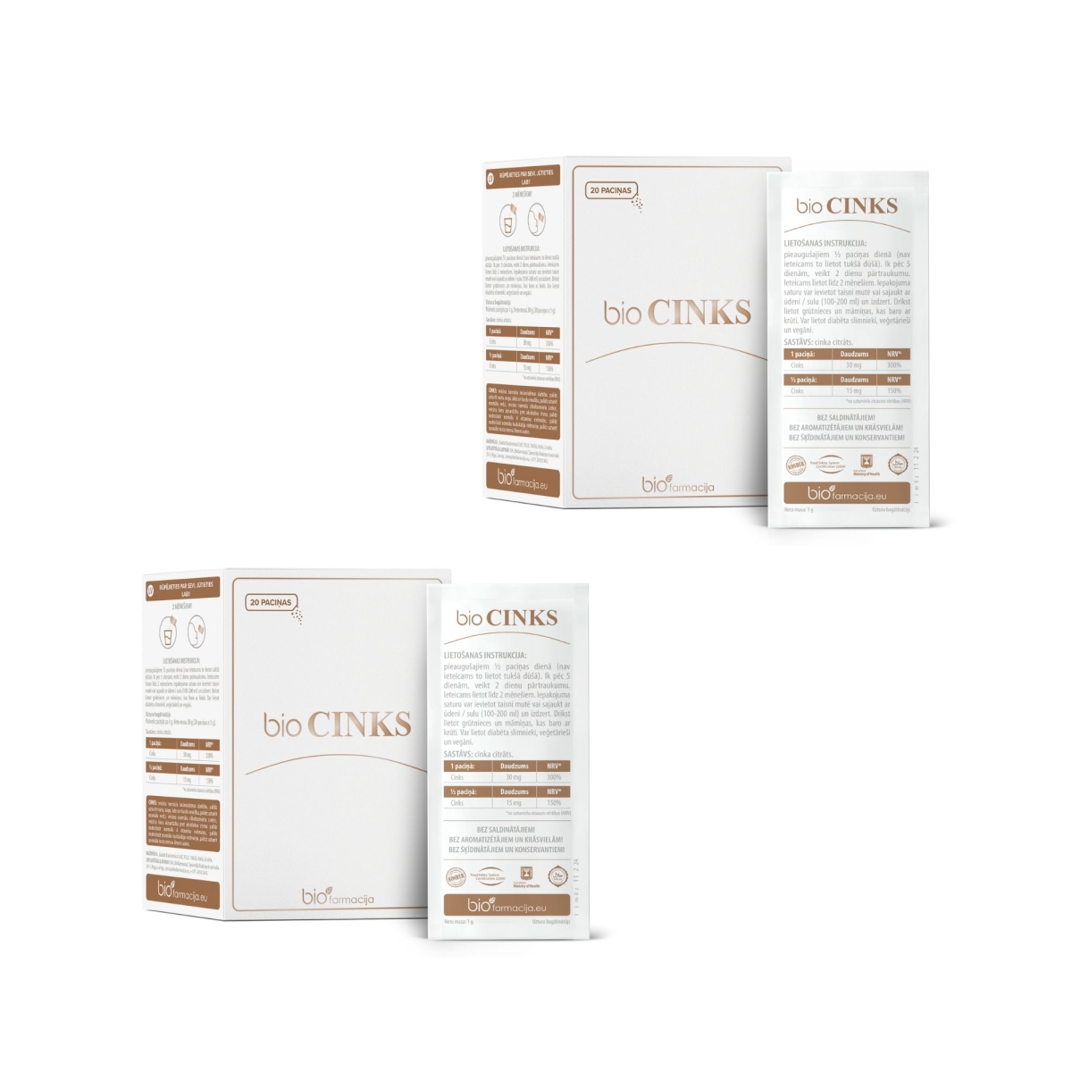 BIO CINKS N20, 1+1 - Produkta attēls