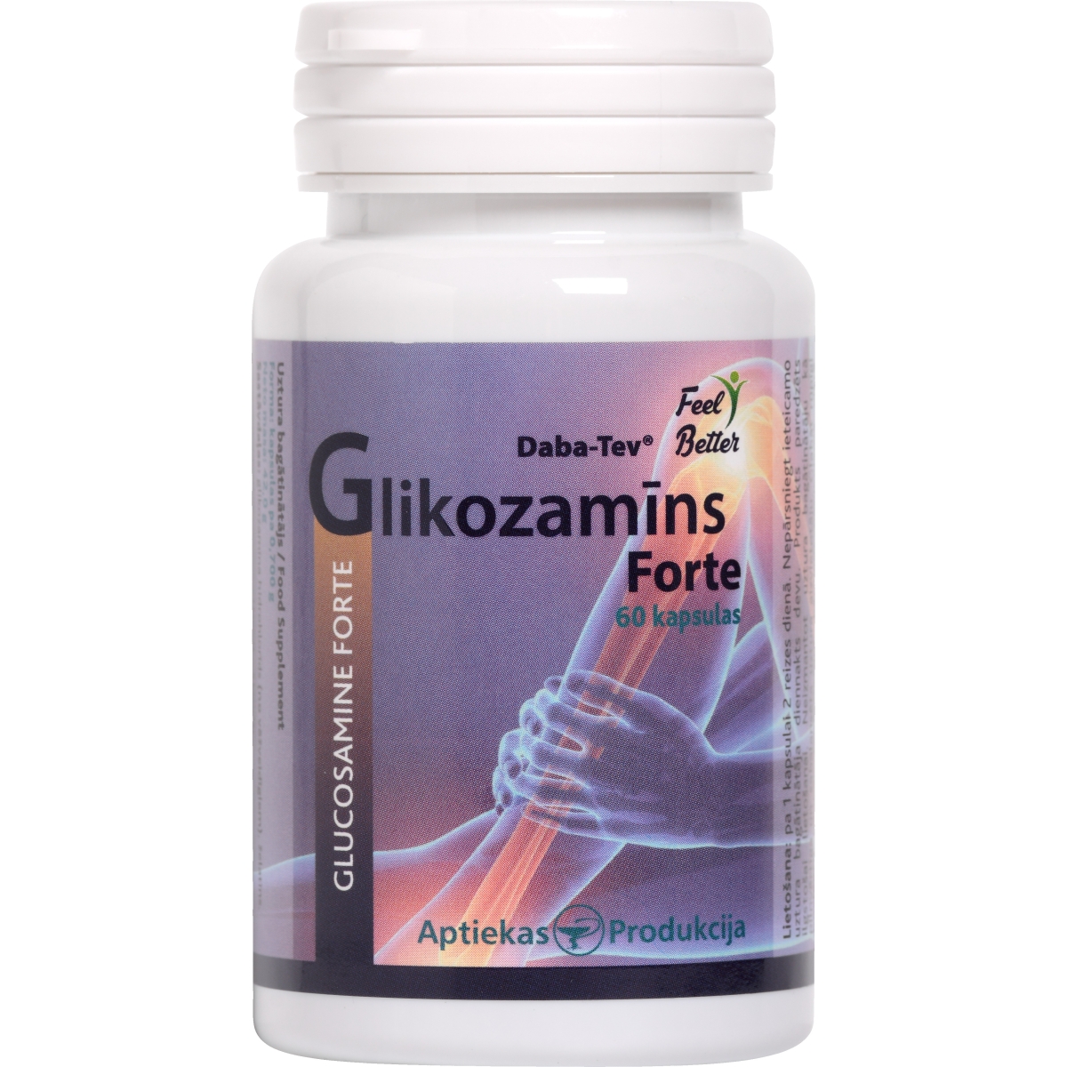AP GLIKOZAMĪNS FORTE 600MG TABLETES N60 - Produkta attēls