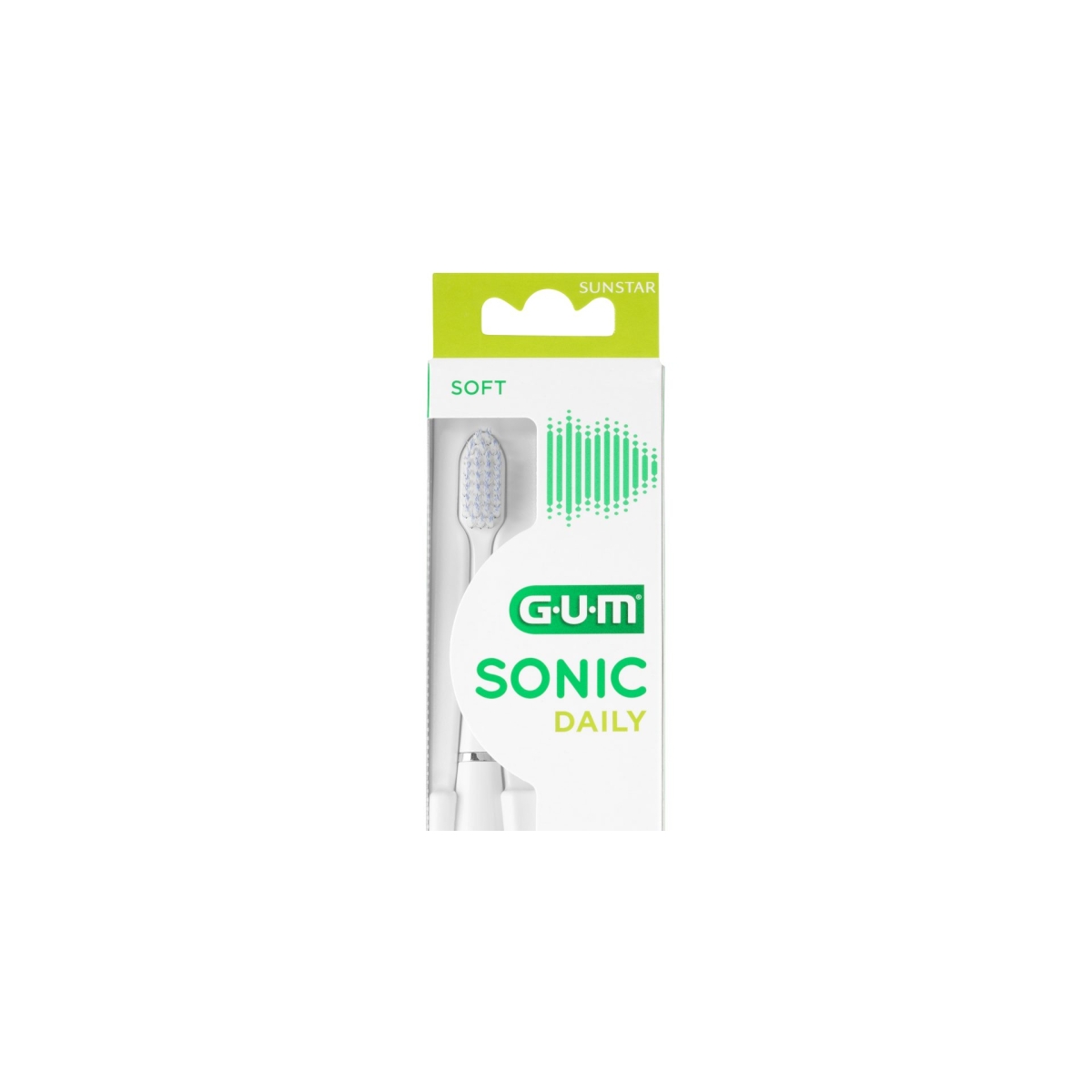 GUM Sonic Daily White zobu birste (ar bateriju) - Produkta attēls