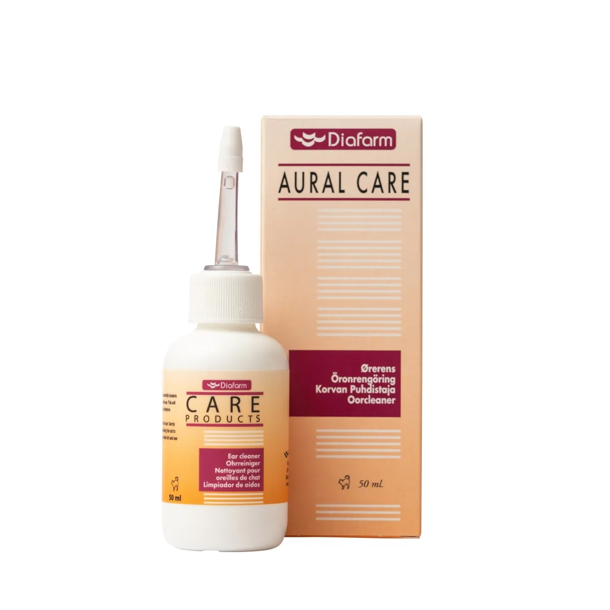 DF EAR CLEANER FOR CAT AUSU TĪRĪŠANAI KAĶIEM 50ML - Produkta attēls