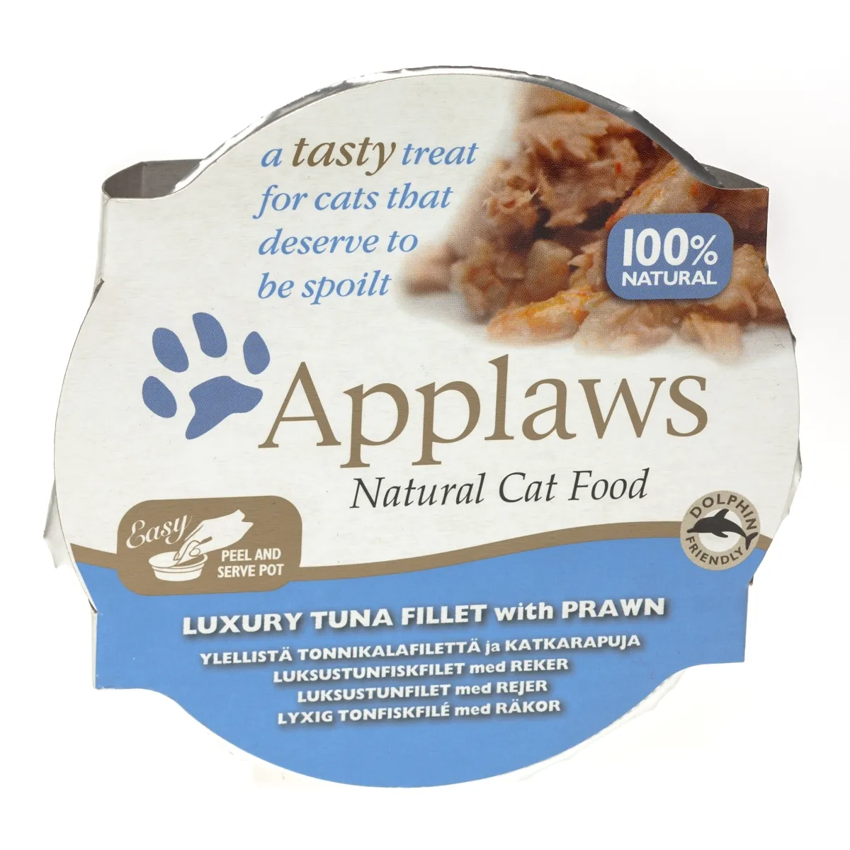 Applaws kaķu mitrā b. trauciņā tuncis/garneles 60g (7002) - Produkta attēls