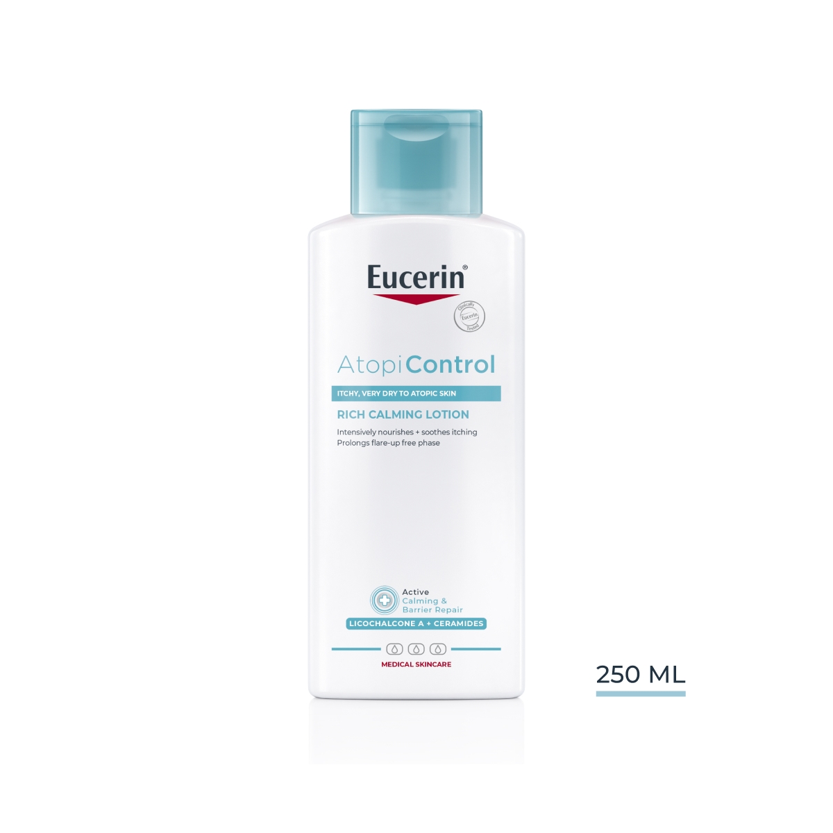 EUCERIN Atopicontrol ķermeņa losjons atopiskai, sausai ādai, 250 ml - Produkta attēls