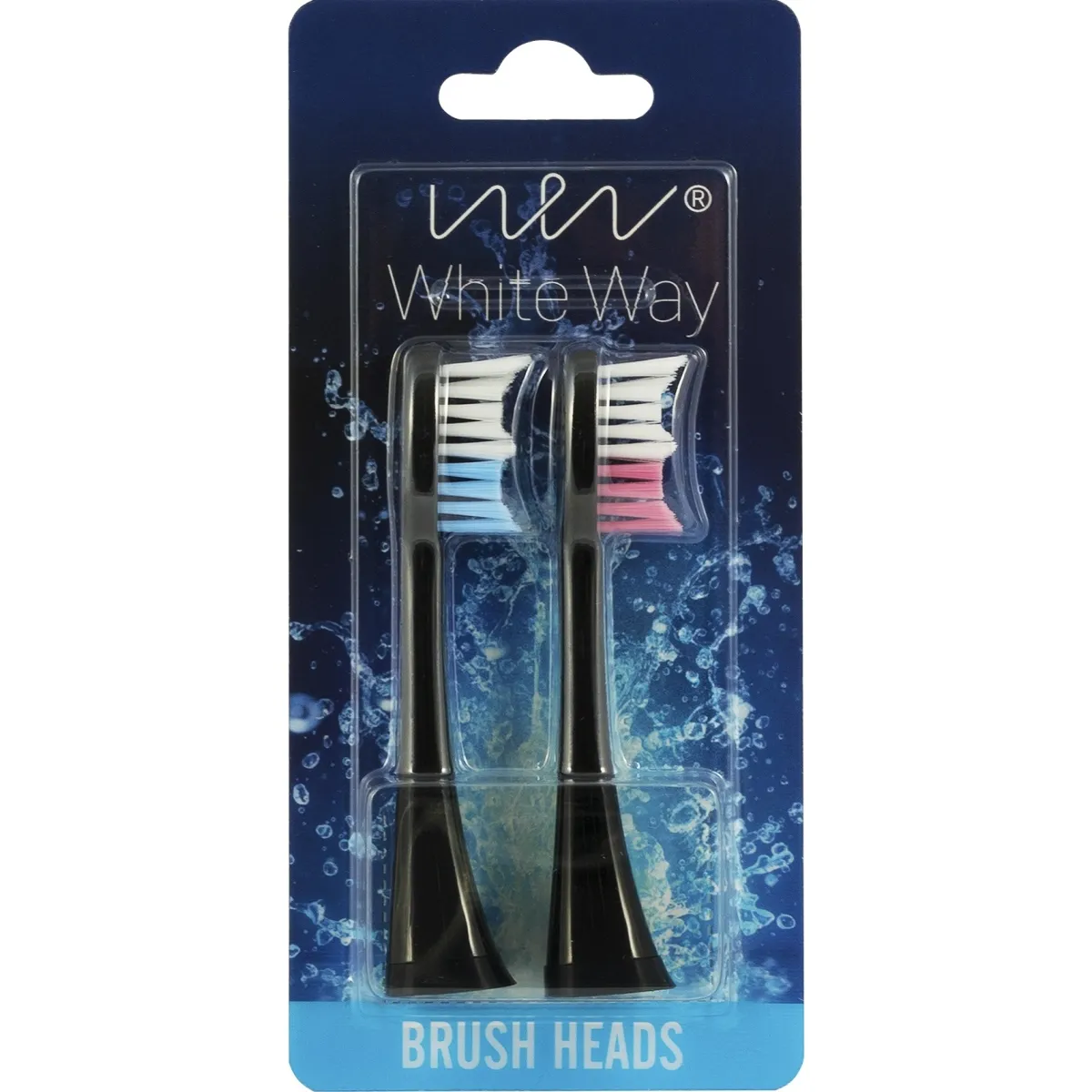 DIAGNOSIS WW-Sonic elektriskās zobu birstes uzgaļi (melns), 2 gab. - Produkta attēls