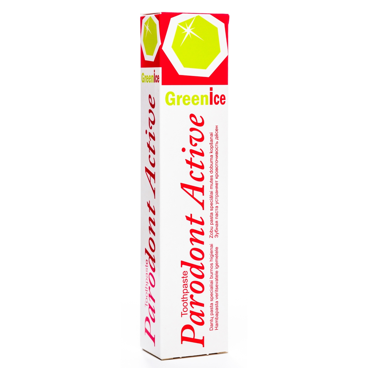 GREENICE PARADONT ACTIVE ZOBU PASTA 75ML - Produkta attēls