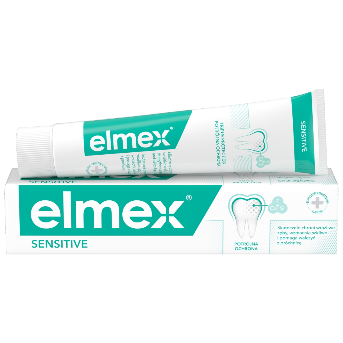 ELMEX® Sensitive zobu pasta, 75 ml - Produkta attēls
